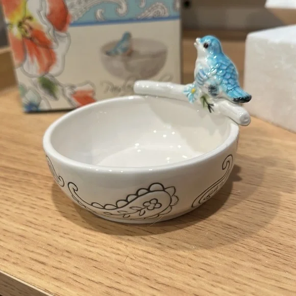 Fitz and Floyd Paisley Park Trinket Bowl - Picture 4 of 5